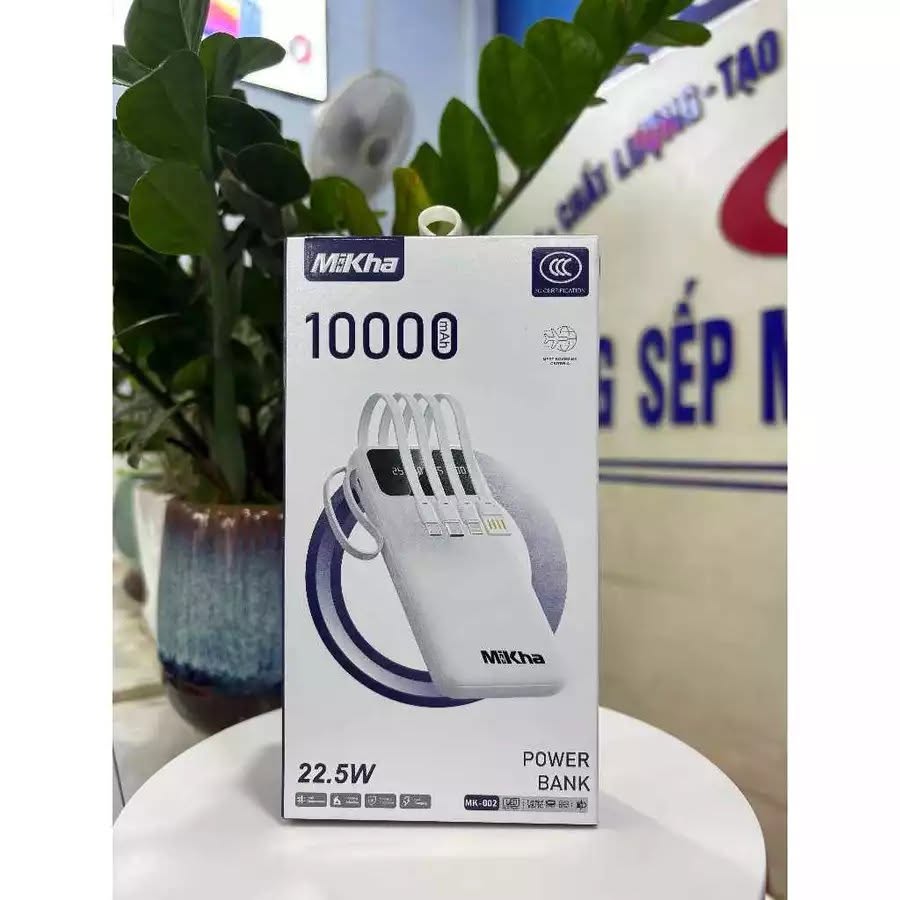 SẠC DỰ PHÒNG MIKHA 10.000mAh 22.5W