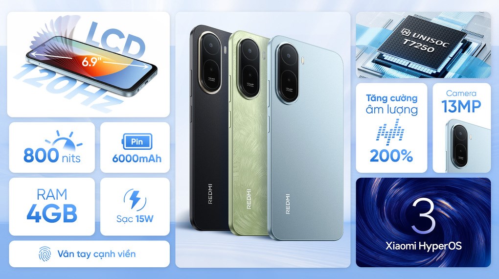 XIAOMI REDMI A7 PRO 4GB 64GB PIN 6000mAh xài 2 ngày